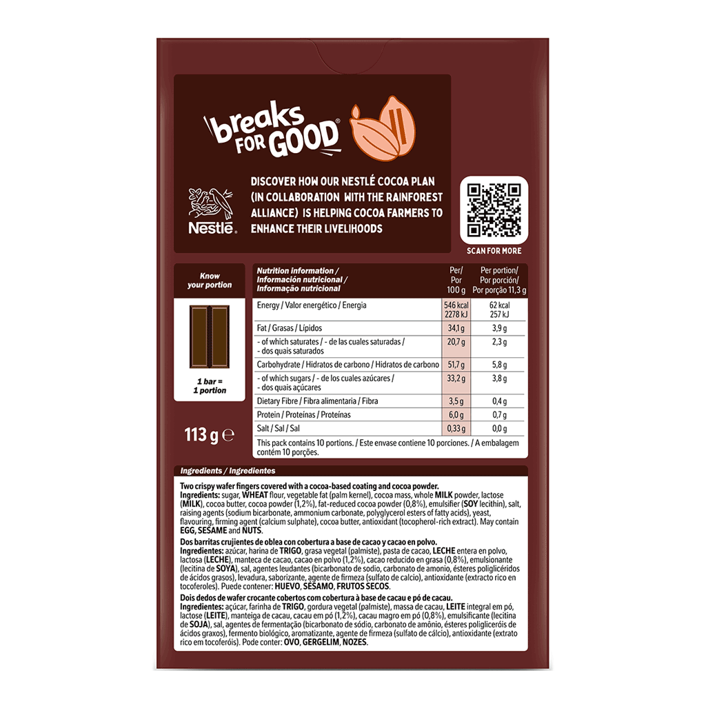 Kit Kat Otona No Amasa Chocolate 10 Pcs 113g - KIT KAT - Duty Free