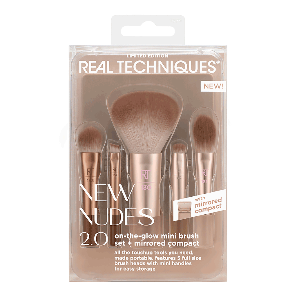 Real Techniques On-the-glow Mini Brush Set - REAL TECHNIQUES - Duty Free