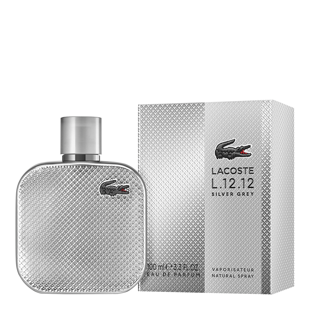 Lacoste L.12.12 Silver Grey Edp 100ml -  Duty Free