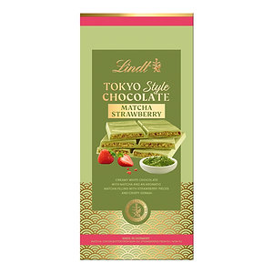 Lindt Tokyo Style Matcha Strawbery Chocolate 145g - LINDT - Duty Free Lindt Tokyo Style Matcha Strawbery Chocolate 145g - LINDT - Duty Free