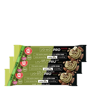 Jomo-pro White Chocolate Style With Pistachio Butter And Pecan 3x60g - JOMO - Duty Free Jomo-pro White Chocolate Style With Pistachio Butter And Pecan 3x60g - JOMO - Duty Free
