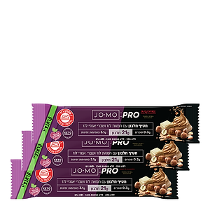 Jomo-pro White Chocolate Style With Hazelnuts Butter And Hazelnuts 3x60g - JOMO - Duty Free Jomo-pro White Chocolate Style With Hazelnuts Butter And Hazelnuts 3x60g - JOMO - Duty Free