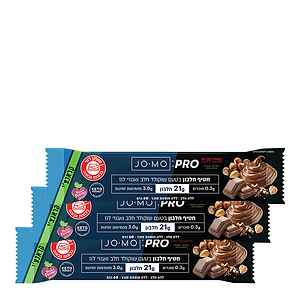 Jomo-pro Milk Chocolate Style Protein Bar With Hazelnuts 3x60g - JOMO - Duty Free Jomo-pro Milk Chocolate Style Protein Bar With Hazelnuts 3x60g - JOMO - Duty Free