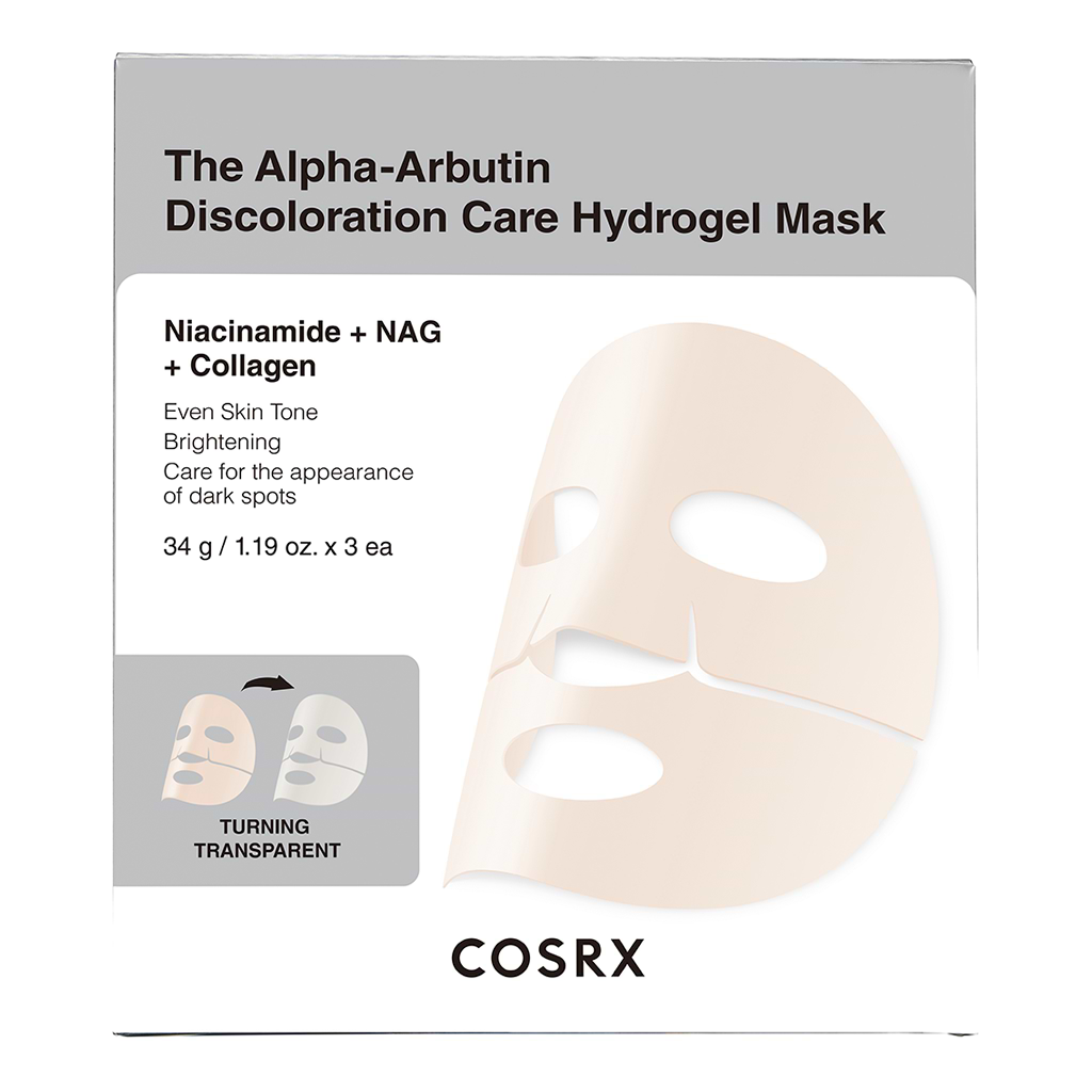 Cosrx The Alpha-arbutin Discoloration Care Hydrogel Face Mask 3 Units - COSRX - Duty Free