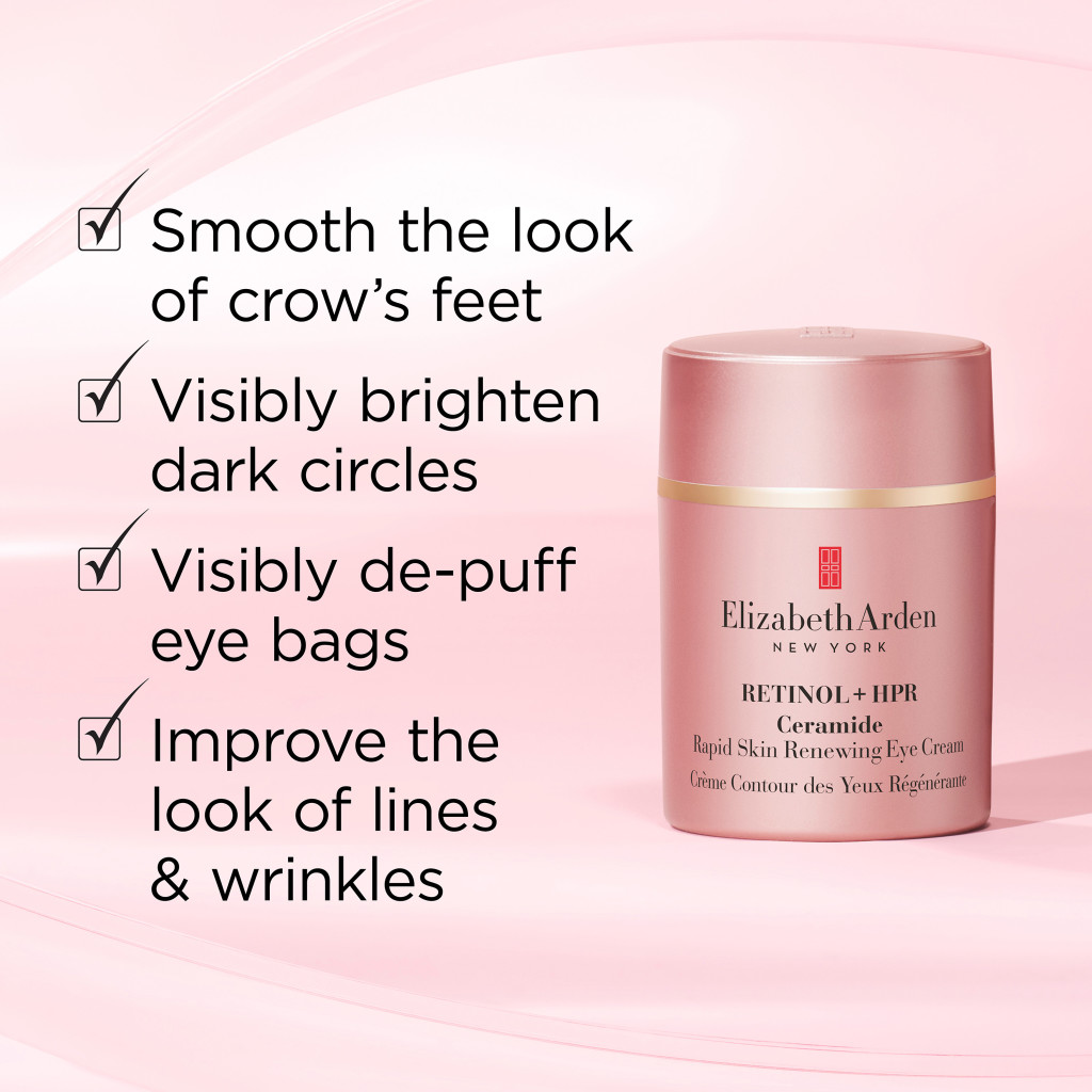 Elizabeth Arden Retinol + HPR Ceramide Rapid Skin Renewing Eye Cream 15ml - ELIZABETH ARDEN - Duty Free
