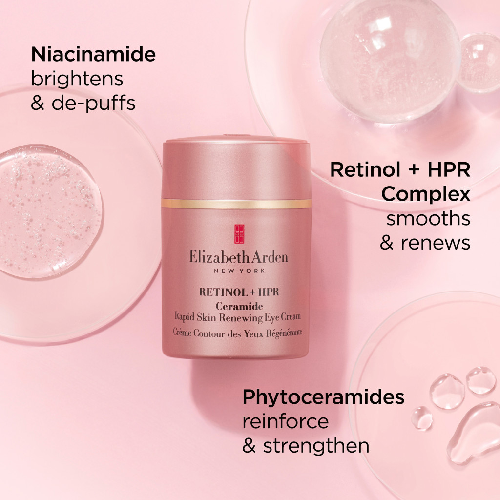 Elizabeth Arden Retinol + HPR Ceramide Rapid Skin Renewing Eye Cream 15ml - ELIZABETH ARDEN - Duty Free