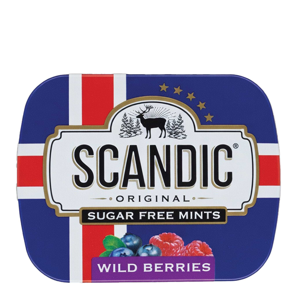 Scandic Sugar Free Mints Wild Berries 14g - SCANDIC - Duty Free