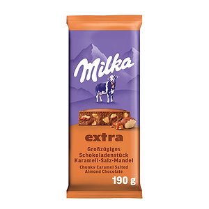 Milka Salted Almonds Choclate 190g - MILKA - Duty Free Milka Salted Almonds Choclate 190g - MILKA - Duty Free