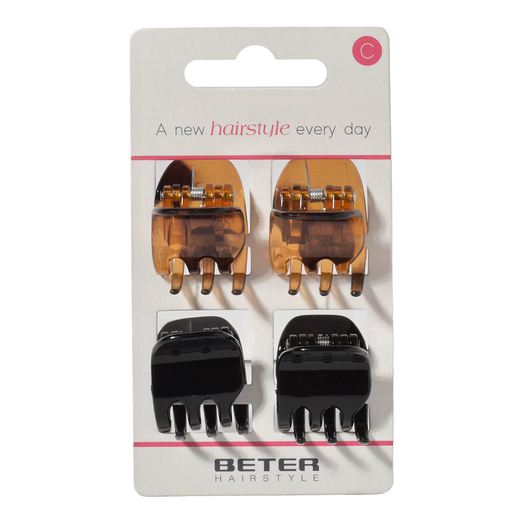 Beter 2.5cm Claw Clip - 4 Pcs - BETER - Duty Free