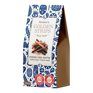 Fenster's Golden Strip Spiced Chocolate Flavor 120g - FENSTER'S - Duty Free Fenster's Golden Strip Spiced Chocolate Flavor 120g - FENSTER'S - Duty Free