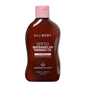 Bali Body Watermelon Body Tanning Oil Spf50 100ml - BALI BODY - Duty Free Bali Body Watermelon Body Tanning Oil Spf50 100ml - BALI BODY - Duty Free