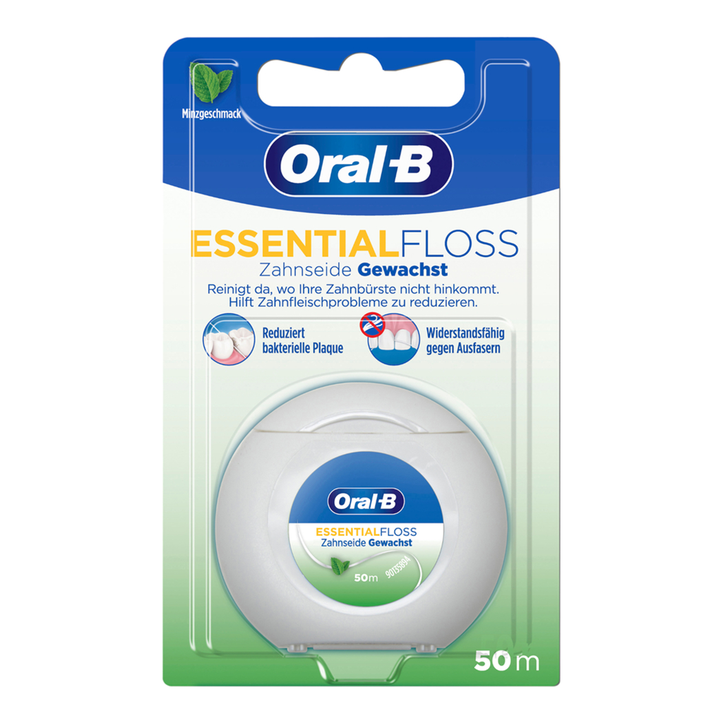 Oral-b Essential Waxed Floss Mint 50ml - ORAL-B - Duty Free