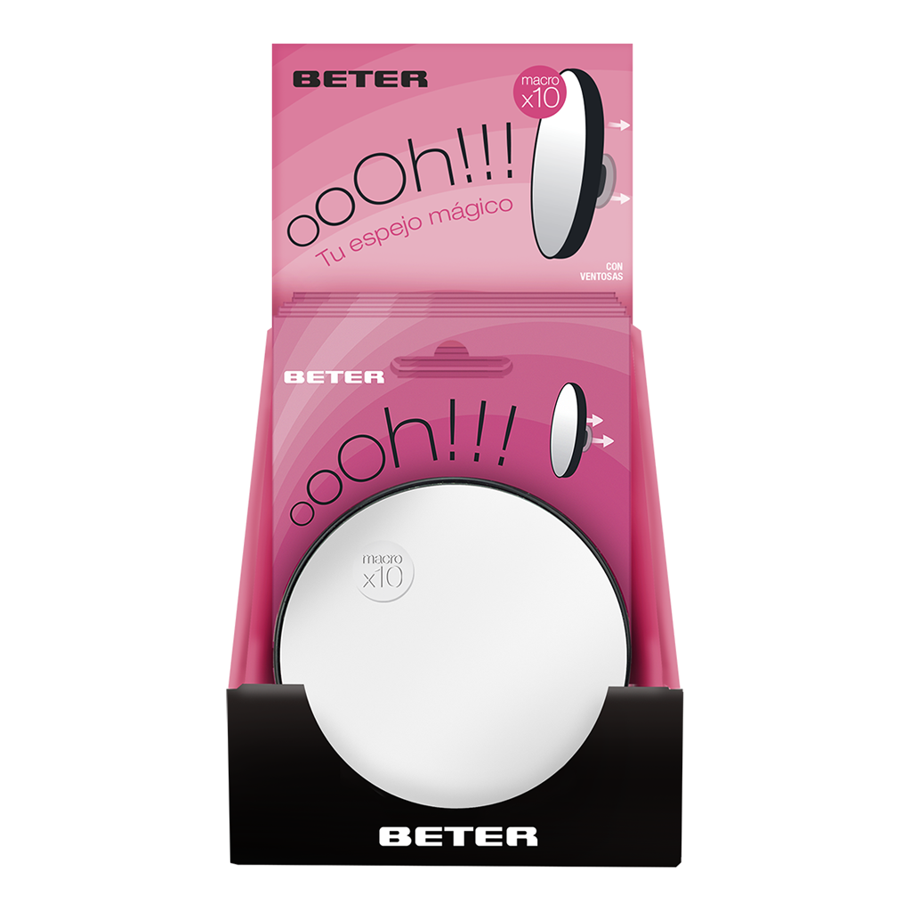 Beter Oooh!!! Macro Mirror With Suction Cups X10 - BETER - Duty Free