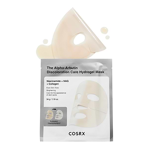 Cosrx The Alpha-arbutin Discoloration Care Hydrogel Face Mask 34g - COSRX - Duty Free Cosrx The Alpha-arbutin Discoloration Care Hydrogel Face Mask 34g - COSRX - Duty Free