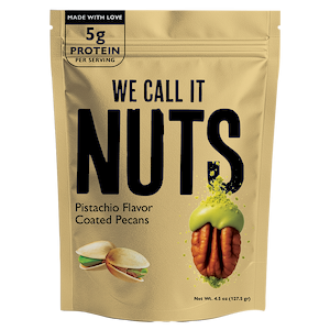 We call it NUTS Pistachio Flavor Coated Pecans 150g - WE CALL IT NUTS - Duty Free We call it NUTS Pistachio Flavor Coated Pecans 150g - WE CALL IT NUTS - Duty Free