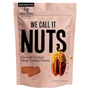 We call it NUTS Lotus Flavor Coated Pecans 150g - WE CALL IT NUTS - Duty Free We call it NUTS Lotus Flavor Coated Pecans 150g - WE CALL IT NUTS - Duty Free