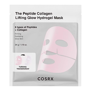 Cosrx The Peptide Collagen Lifting Glow Hydrogel Face Mask 34g - COSRX - Duty Free Cosrx The Peptide Collagen Lifting Glow Hydrogel Face Mask 34g - COSRX - Duty Free