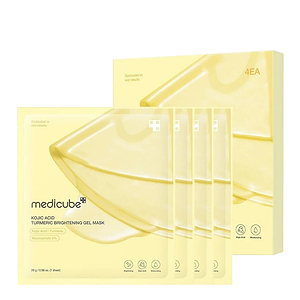 Medicube Kojic Acid Turmeric Brightening Face Mask Set 4unit - MEDICUBE - Duty Free Medicube Kojic Acid Turmeric Brightening Face Mask Set 4unit - MEDICUBE - Duty Free