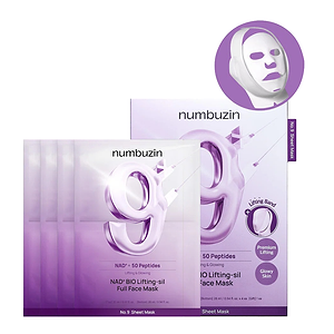 Numbuzin No.9 Nad+ Bio Lifting-sil Full Face Mask Set 4unit - NUMBUZIN - Duty Free Numbuzin No.9 Nad+ Bio Lifting-sil Full Face Mask Set 4unit - NUMBUZIN - Duty Free