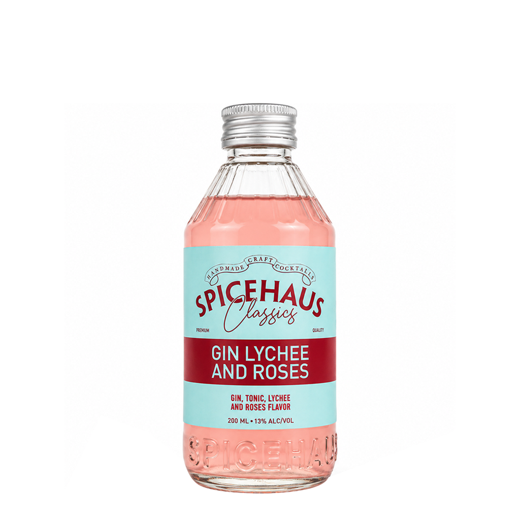 Spicehaus Gin Lychee And Roses 13% 200ml - SPICEHAUS - Duty Free