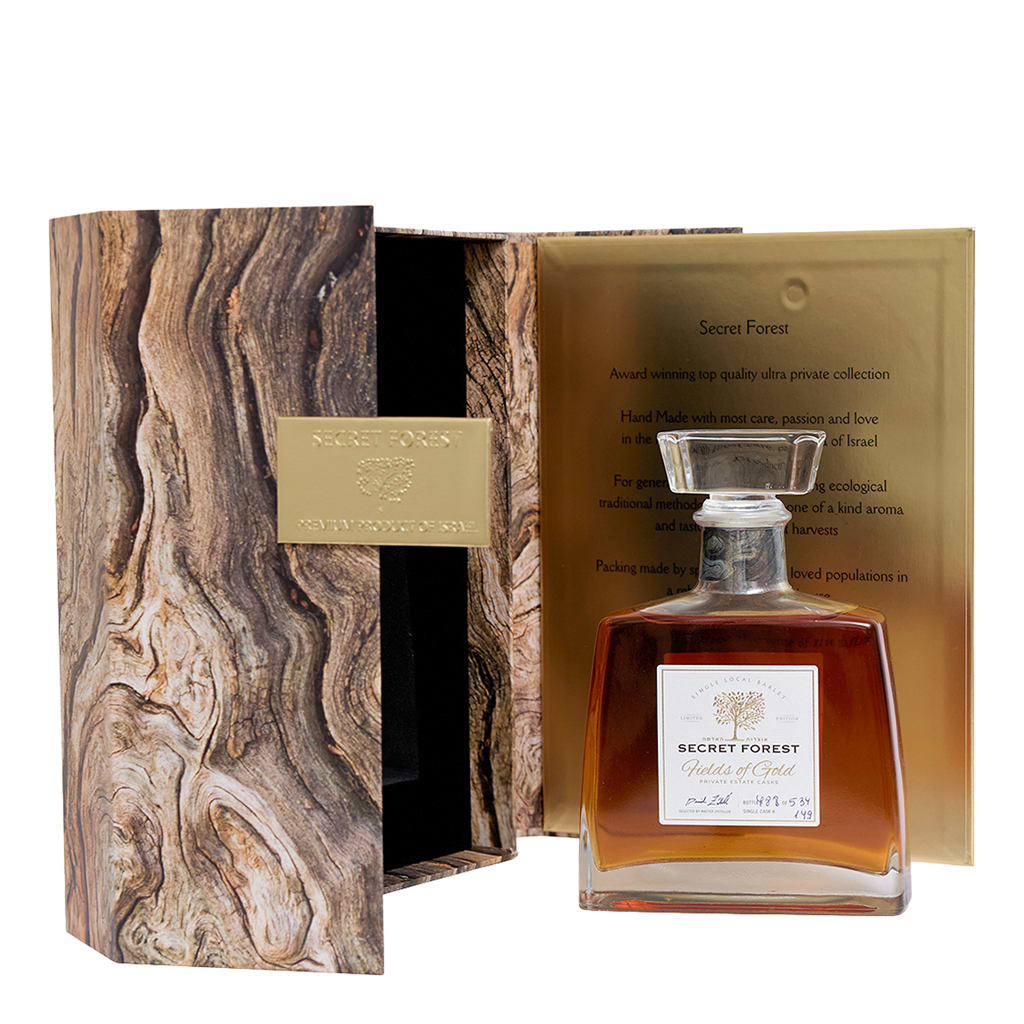 Secret Forest Whiskey Fields Of Gold 46% 500ml Wood Box - SECRET FOREST - Duty Free