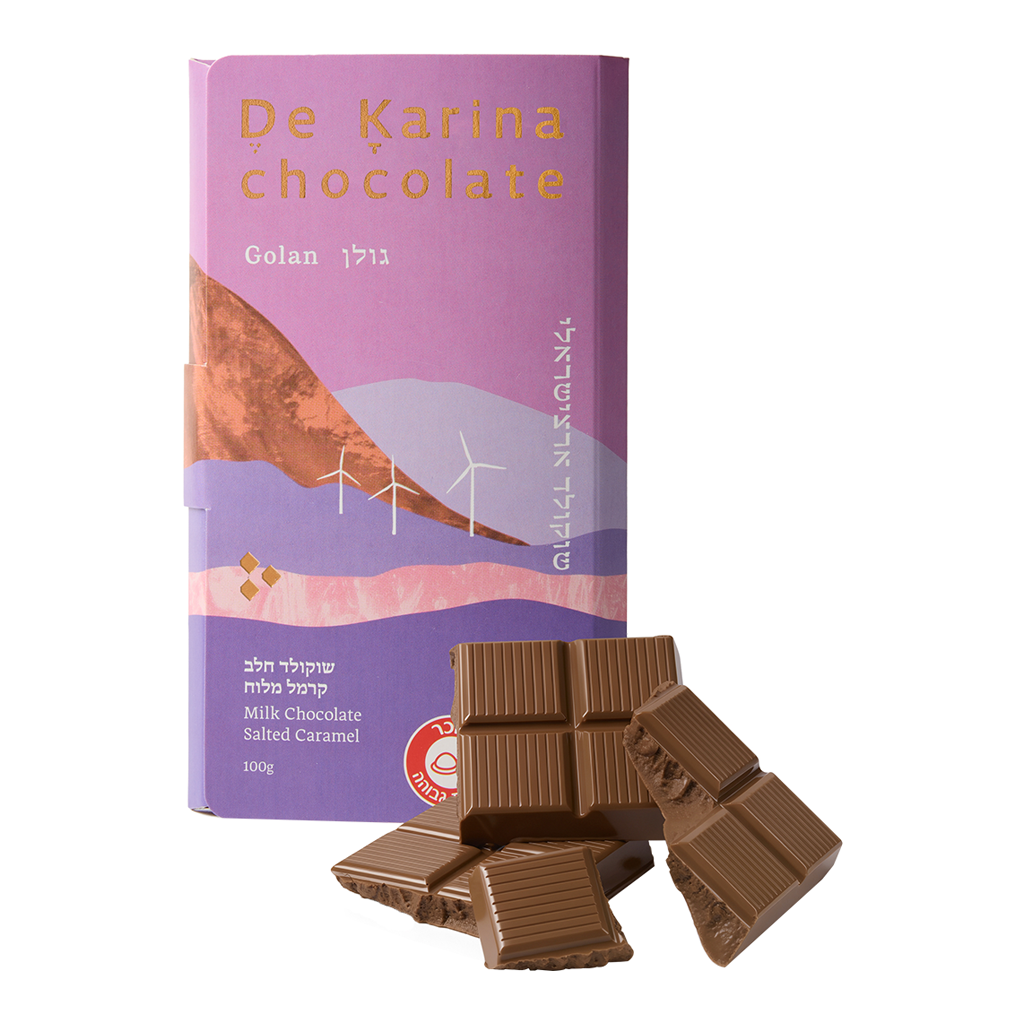 De Karina Golan-milk Chocolate Salted Caramel 100g - DE KARINA - Duty Free