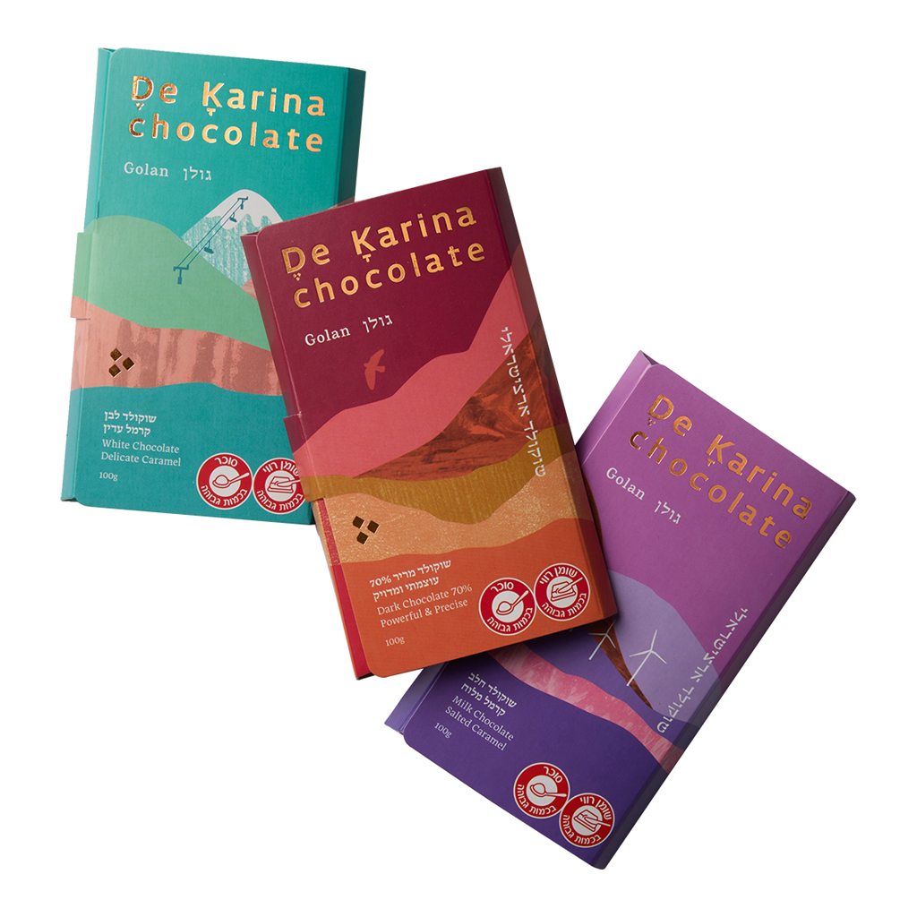 De Karina Golan-milk Chocolate Salted Caramel 100g - DE KARINA - Duty Free