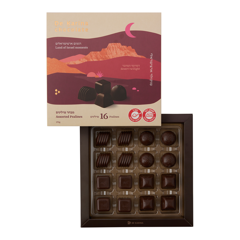 De Karina Desert Twilight 16 Assorted Pralines 170g - DE KARINA - Duty Free