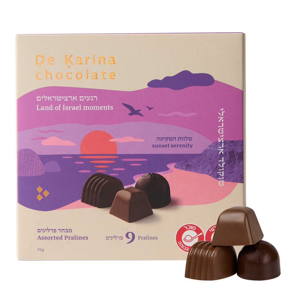 De Karina Sunset Serenity 9 Assorted Pralines 96g - DE KARINA - Duty Free