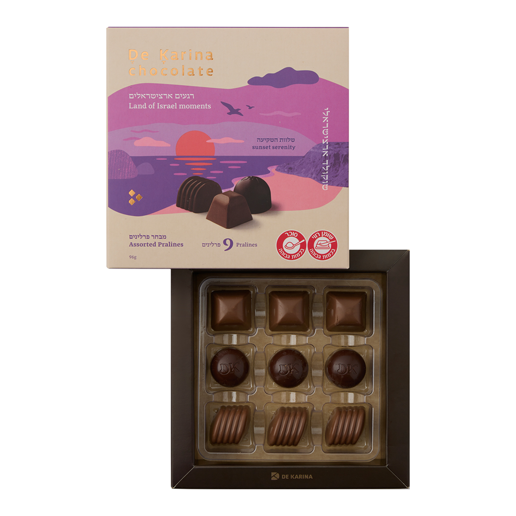 De Karina Sunset Serenity 9 Assorted Pralines 96g - DE KARINA - Duty Free