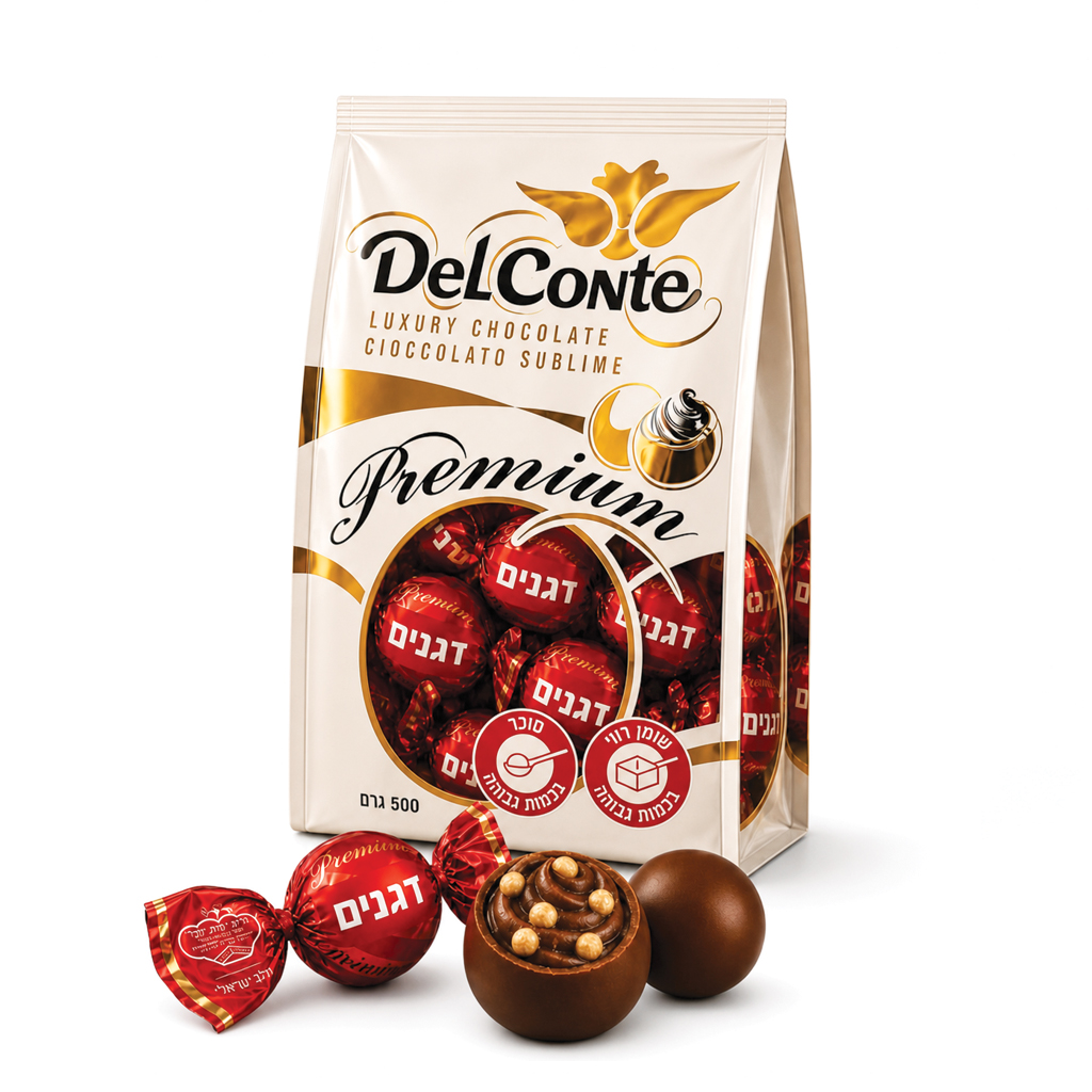 Delconte Milk Chocolate Pralins With Cereals 500g - DELCONTE - Duty Free