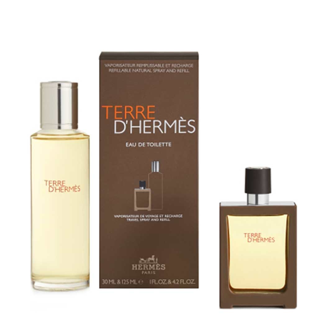 Hermes Terre D'Hermes Eau de Toilette+refill Set 125ml+30ml - HERMES - Duty Free