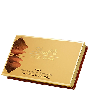 Lindt Milk Choco Thins 180g - LINDT - Duty Free Lindt Milk Choco Thins 180g - LINDT - Duty Free