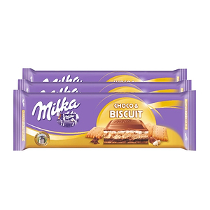 Milka Choco Biscuit Tablets 3x300g - MILKA - Duty Free Milka Choco Biscuit Tablets 3x300g - MILKA - Duty Free