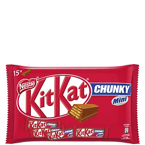 Kit Kat Chunky Min Milk Choco Bag 250g - KIT KAT - Duty Free Kit Kat Chunky Min Milk Choco Bag 250g - KIT KAT - Duty Free