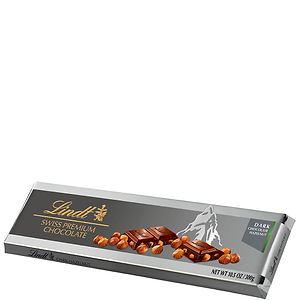Lindt Silver Dark/Hazelnuts Tablets 300g - LINDT - Duty Free Lindt Silver Dark/Hazelnuts Tablets 300g - LINDT - Duty Free