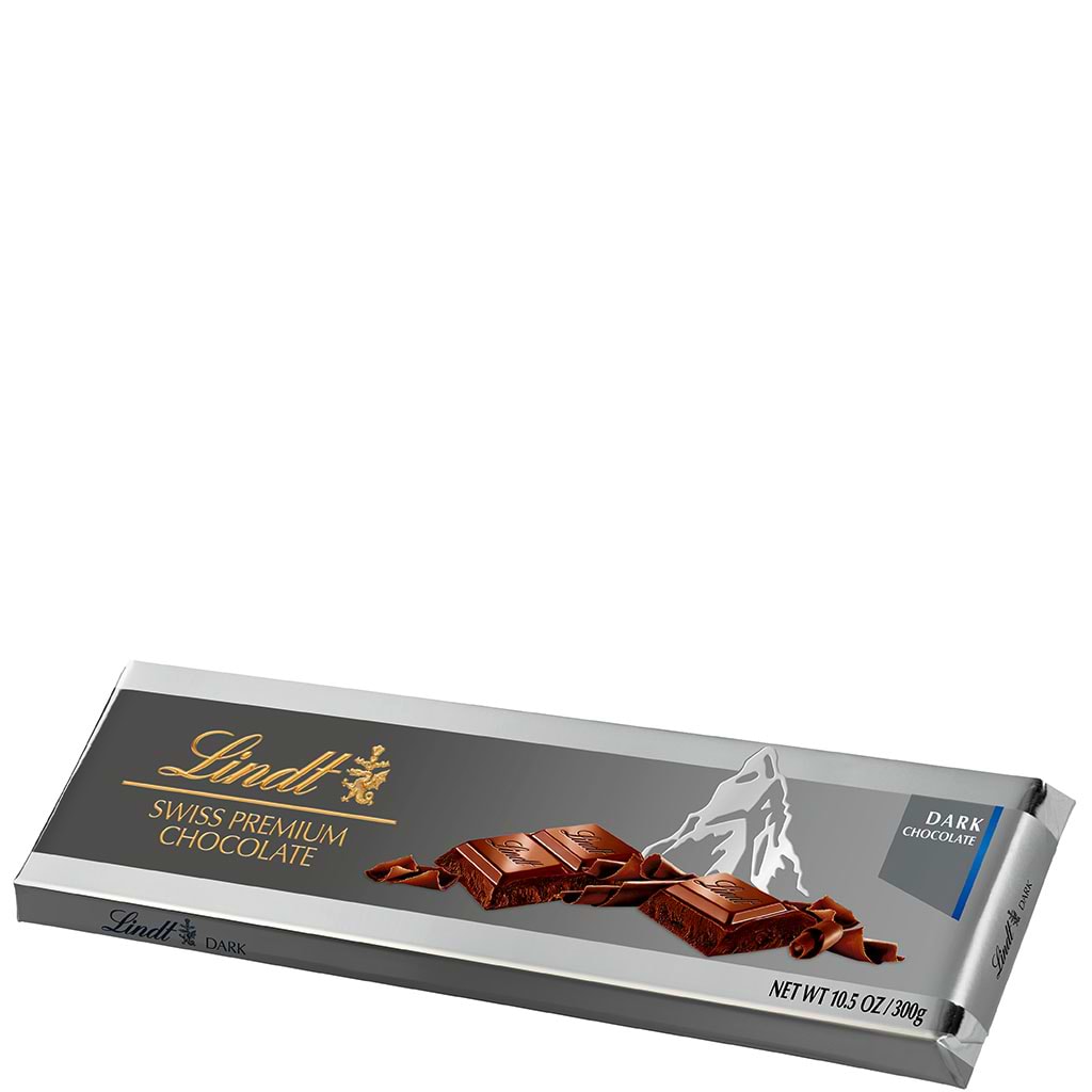 Lindt Silver Dark Chocolate Tablets 300g - LINDT - Duty Free