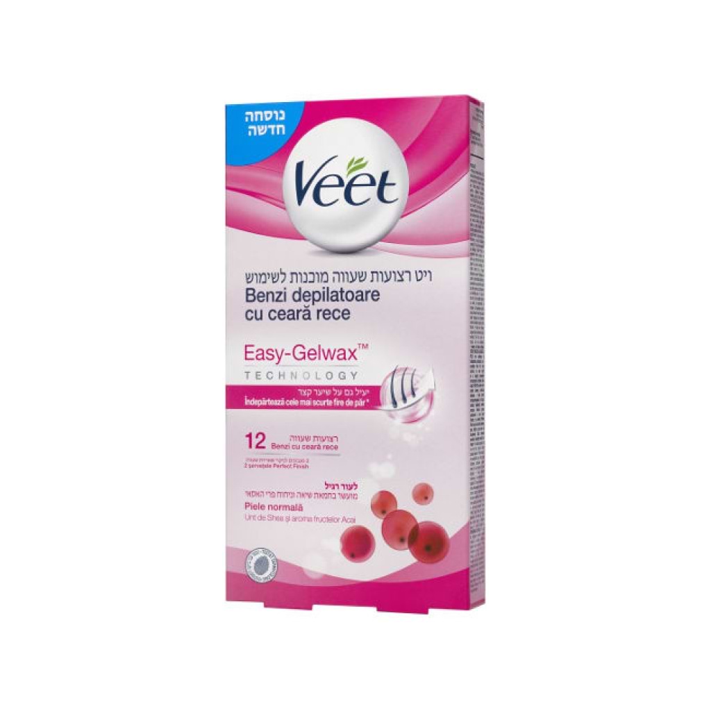 Veet Hair Remov Wax Strips Normal 12 Units - VEET - Duty Free