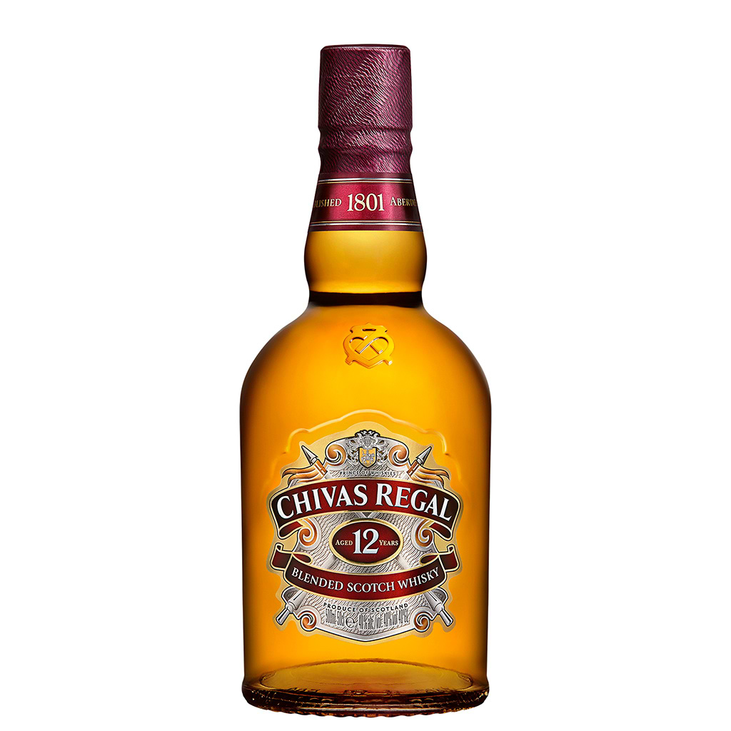 Chivas Regal 12 Year Old Blended Scotch Whisky Scotland 40% 500ml - CHIVAS REGAL - Duty Free