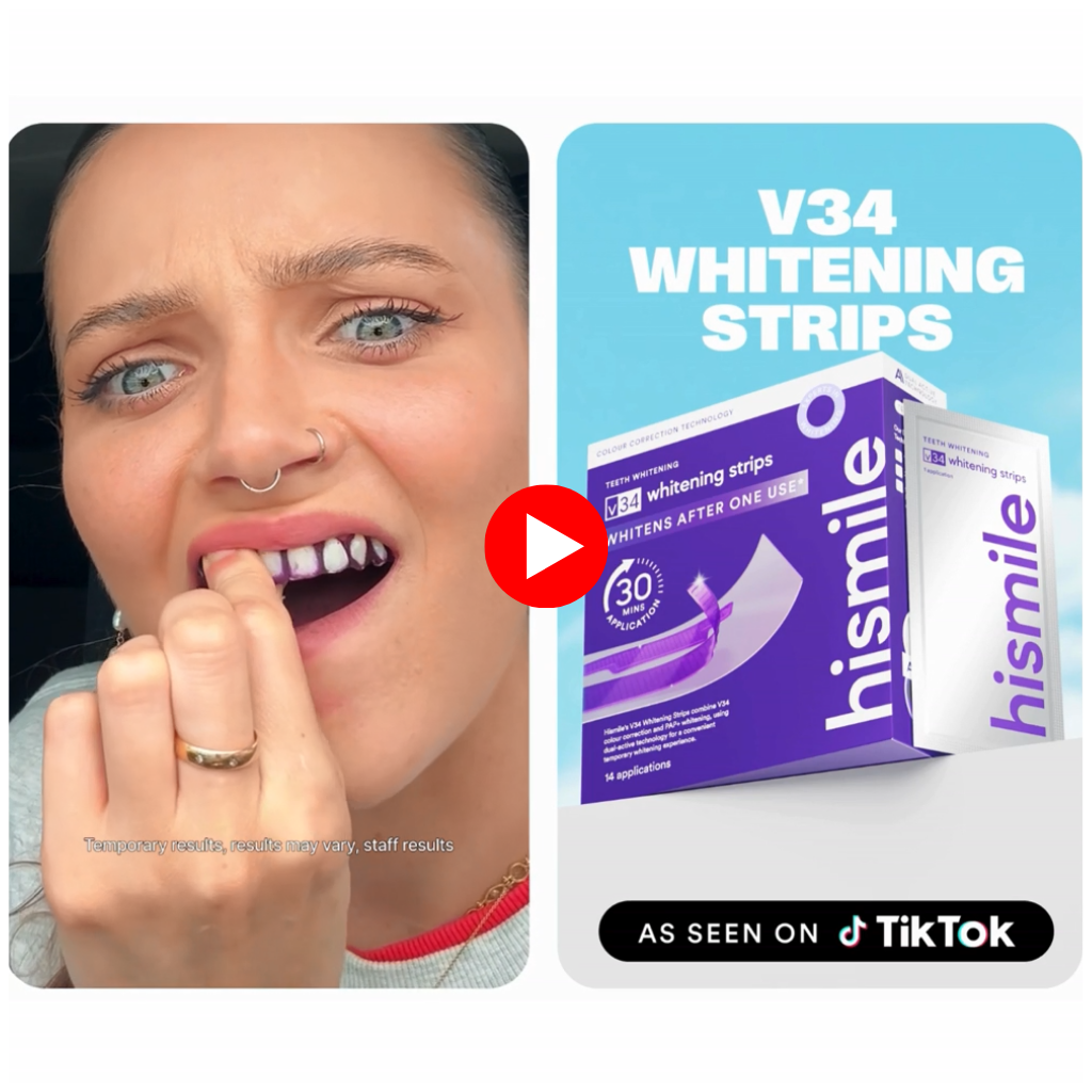 Hismile V34 Teeth Whitening Strips 14unit - HISMILE - Duty Free
