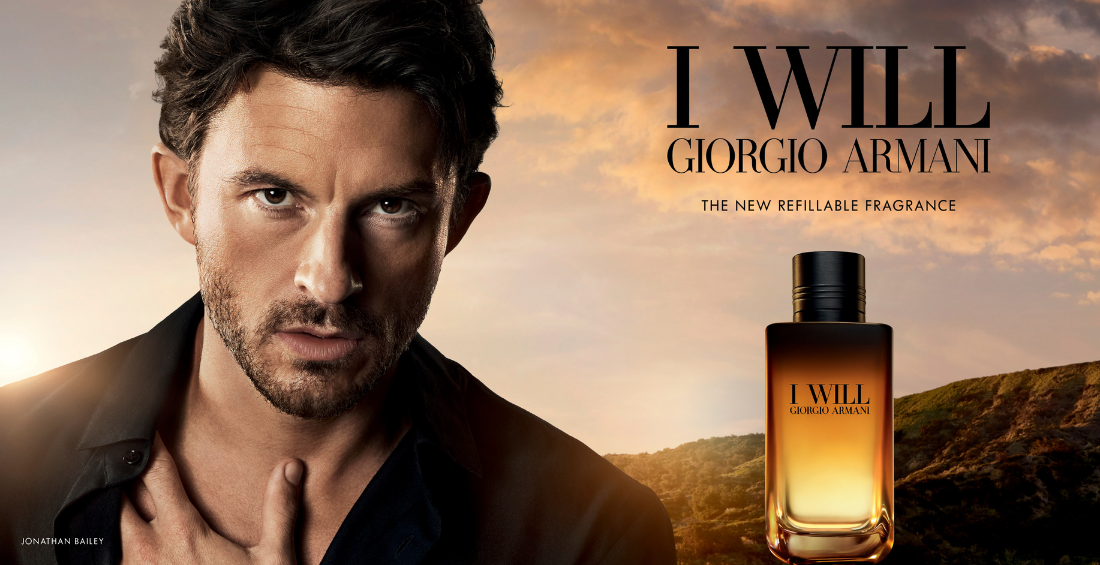 I Will החדש מבית Giorgio Armani הכירו את I Will, הבושם החדש מבית Giorgio Armani.