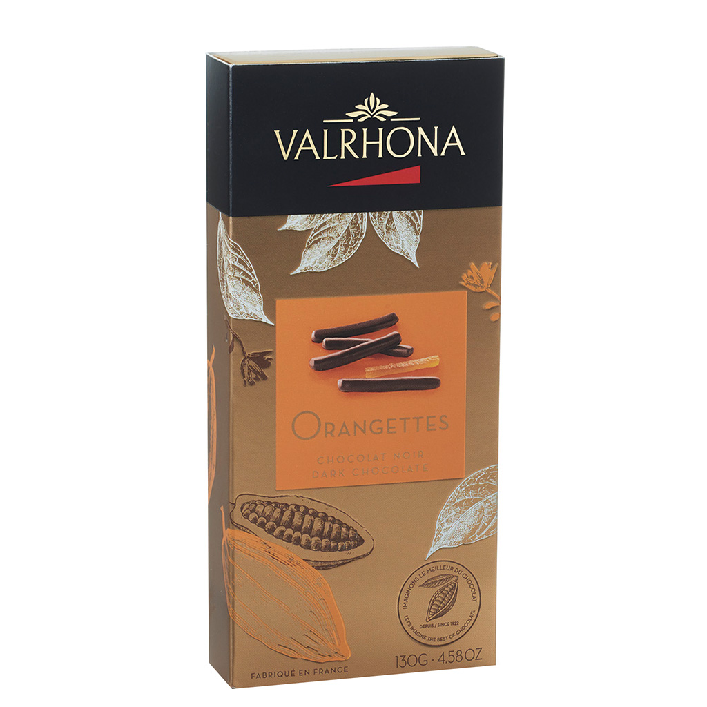 Valrhona Ballotin Orangettes 130g - Cellophane