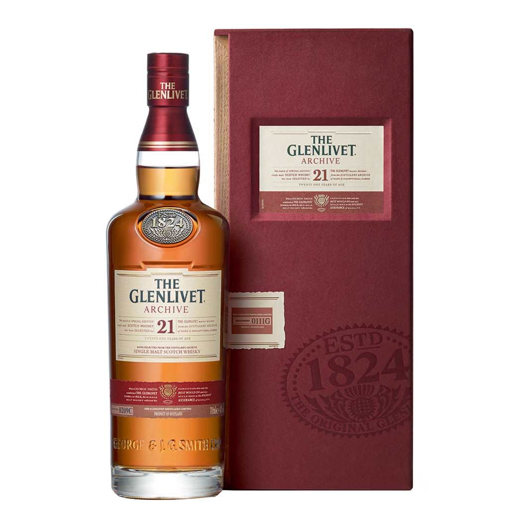 The Glenlivet 21 Year Old Single Malt Scotch Whisky Scotland 43% 700ml