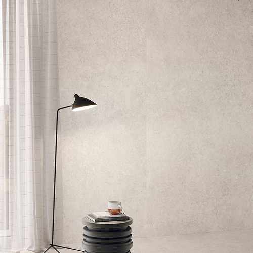 Kalkarea Ivory Matte Porcelain Slab - Room Scene 1