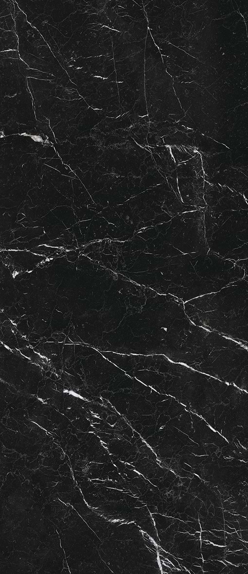 Nero Marquina Matte Porcelain Slab Face 1