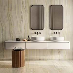 Onyx Green 3D Matte Porcelain Slab