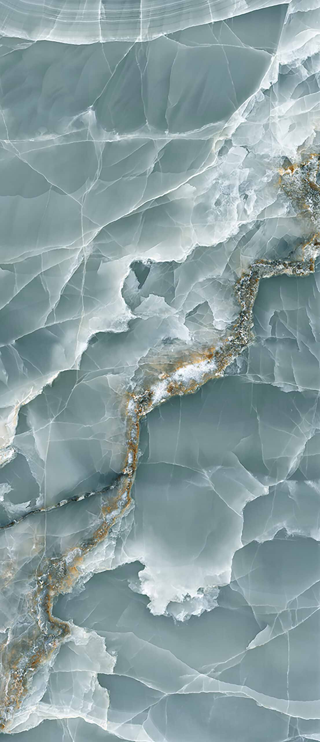 Tele Di Marmo Onyx Green Polished Porcelain Slab - Face 2