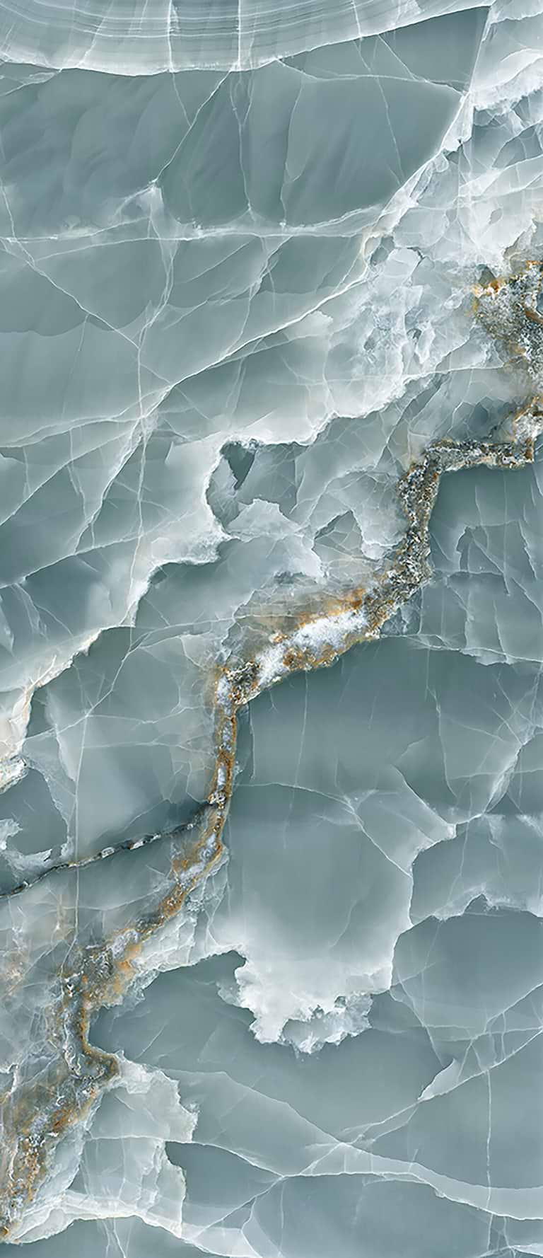 Tele Di Marmo Onyx Green Polished Porcelain Slab - Face 2