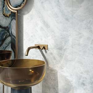 Tele di Marmo Precious Crystal Azure Polished Porcelain Slab