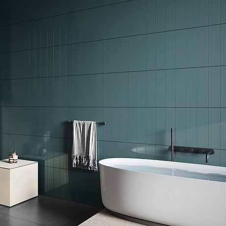 Colorplay Emerald Green 4.5x18 Crackled Glossy Ceramic Tile